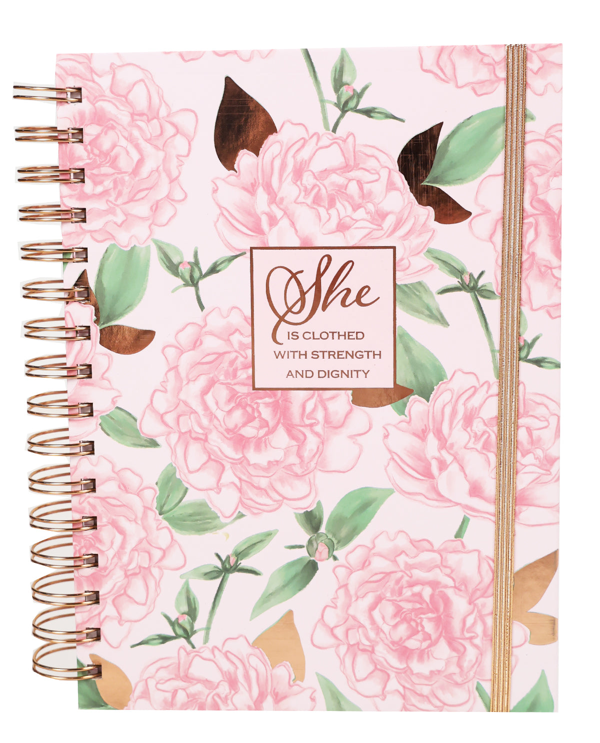 Spiral Notebook Strength and Dignity