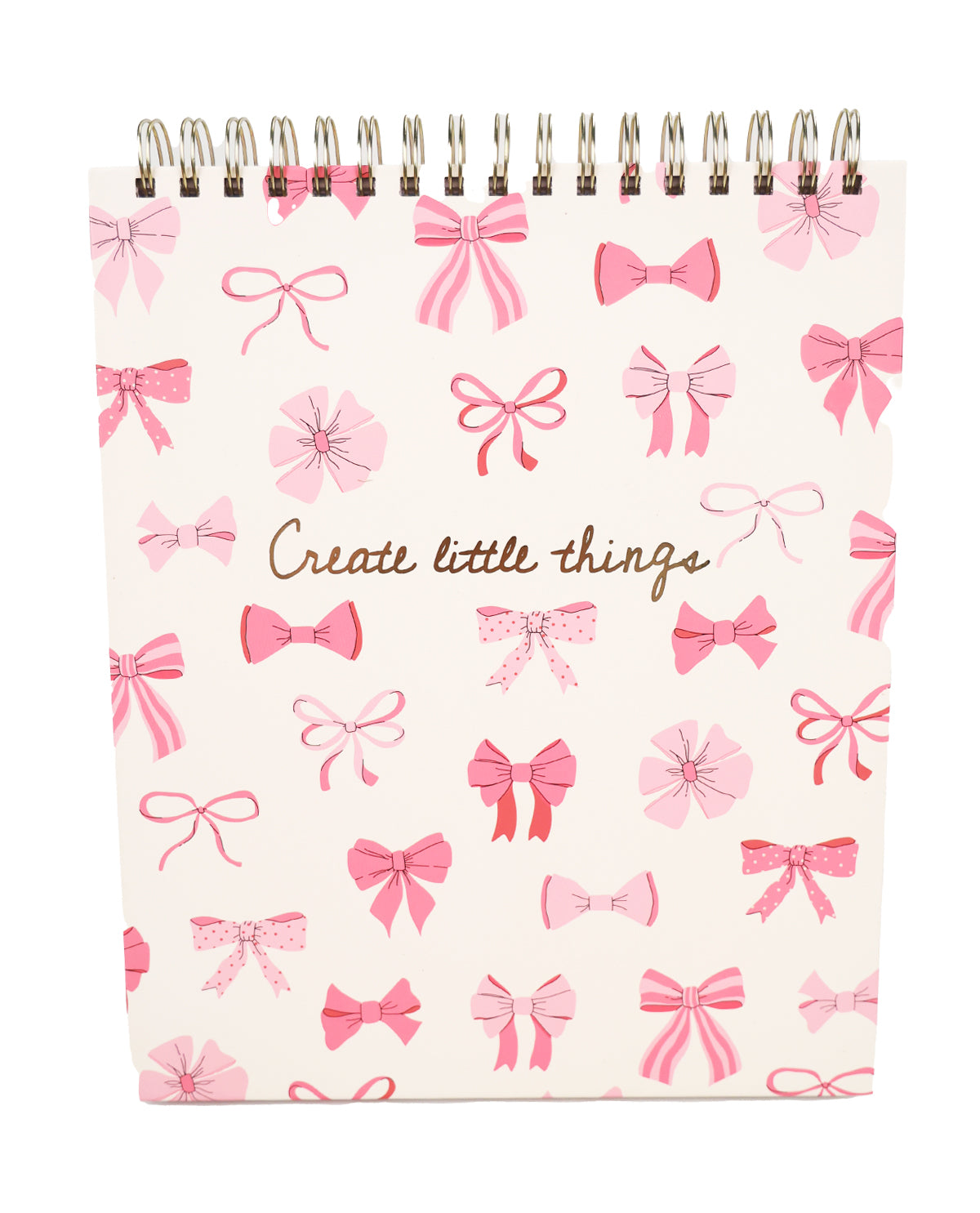 Pink Bows Large Sketch Book