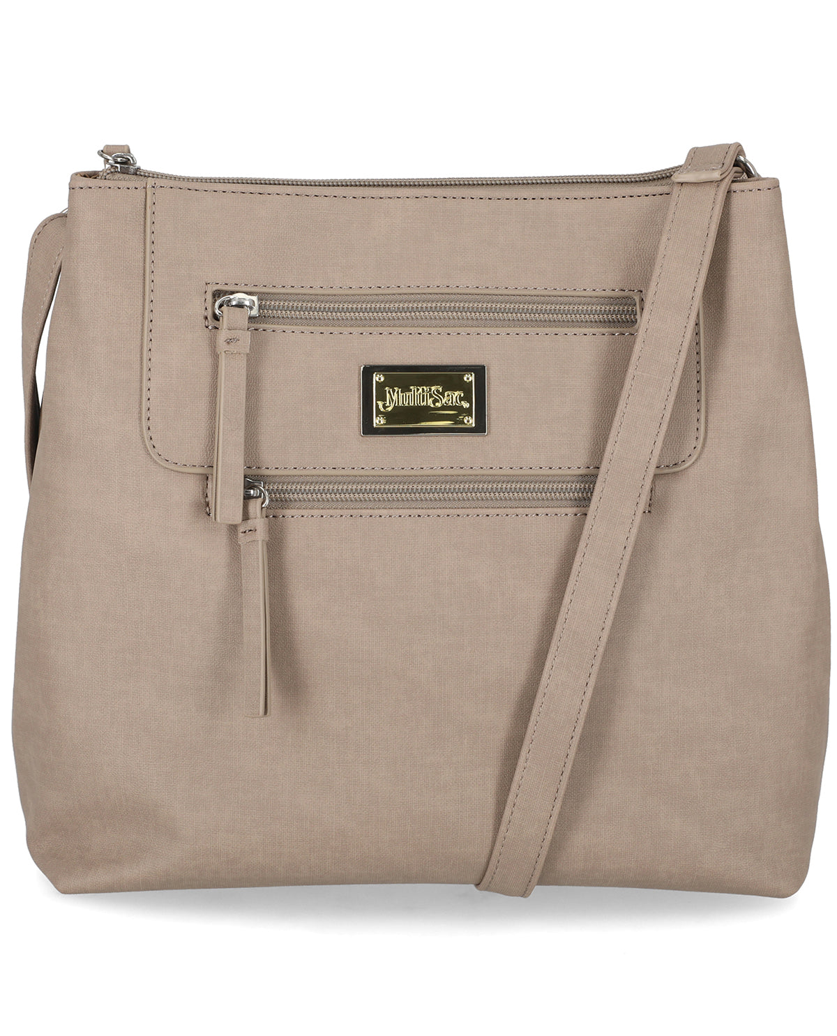 Multi Sac Travis Large Crossbody Beige