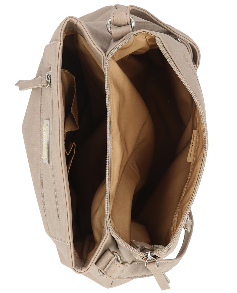 Multi Sac Travis Large Crossbody Beige