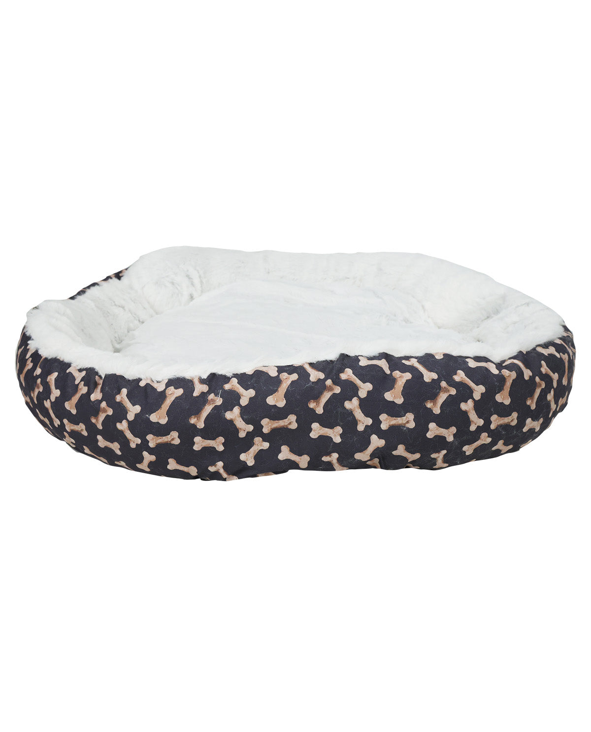 Fall Bones Small Round Pet Bed