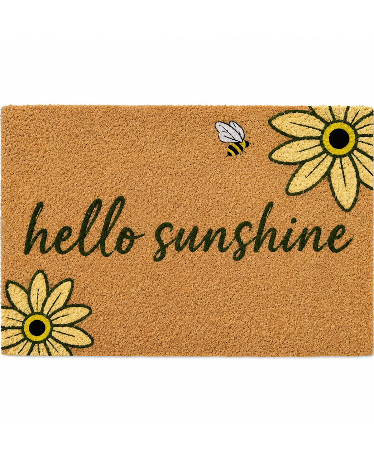 Hello Sunshine Coir Mat 18x30