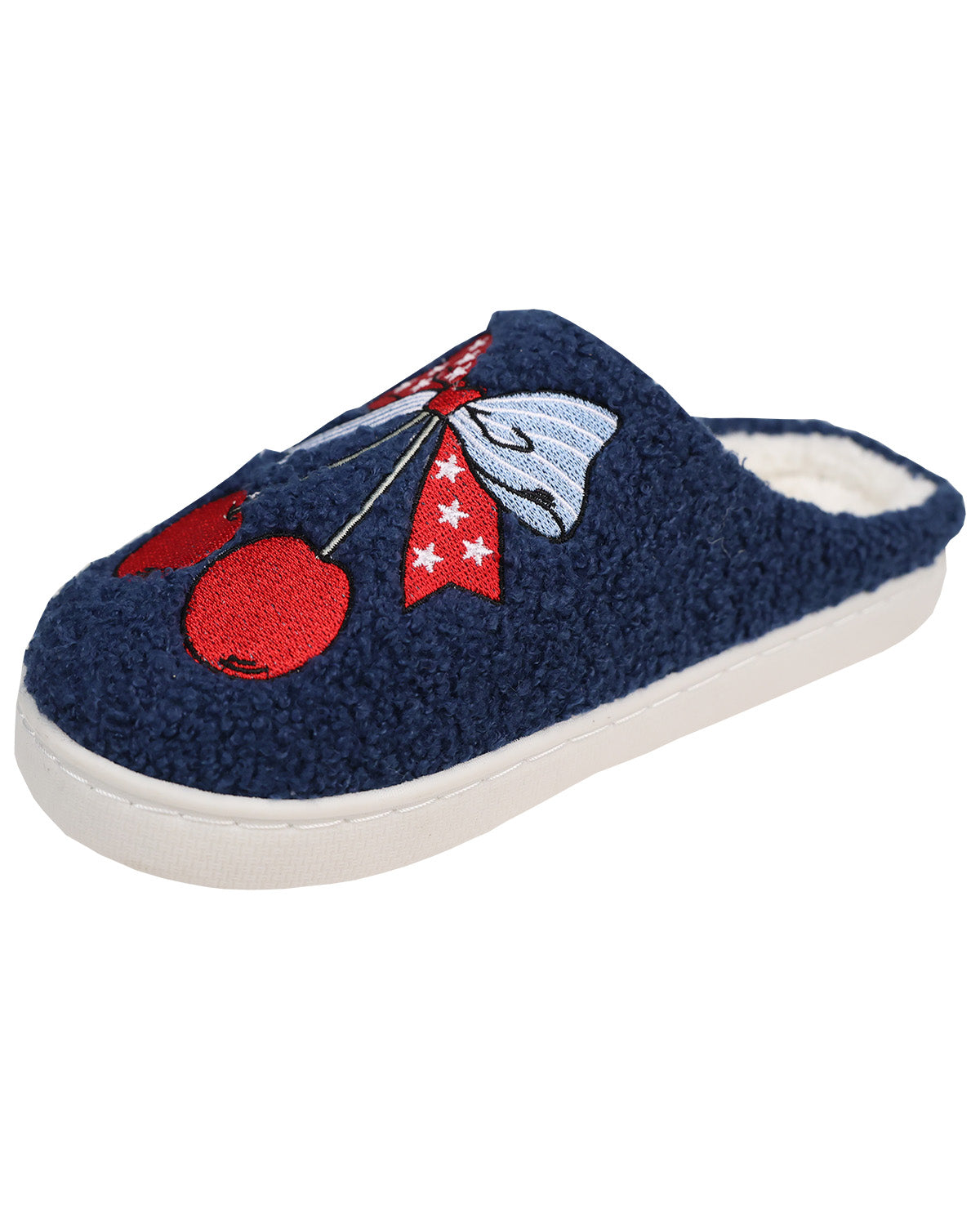 Love 83 Blue Cherry Slippers