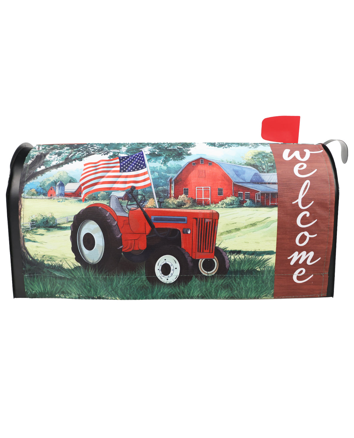 Patriotic Farm Mailbox Cover