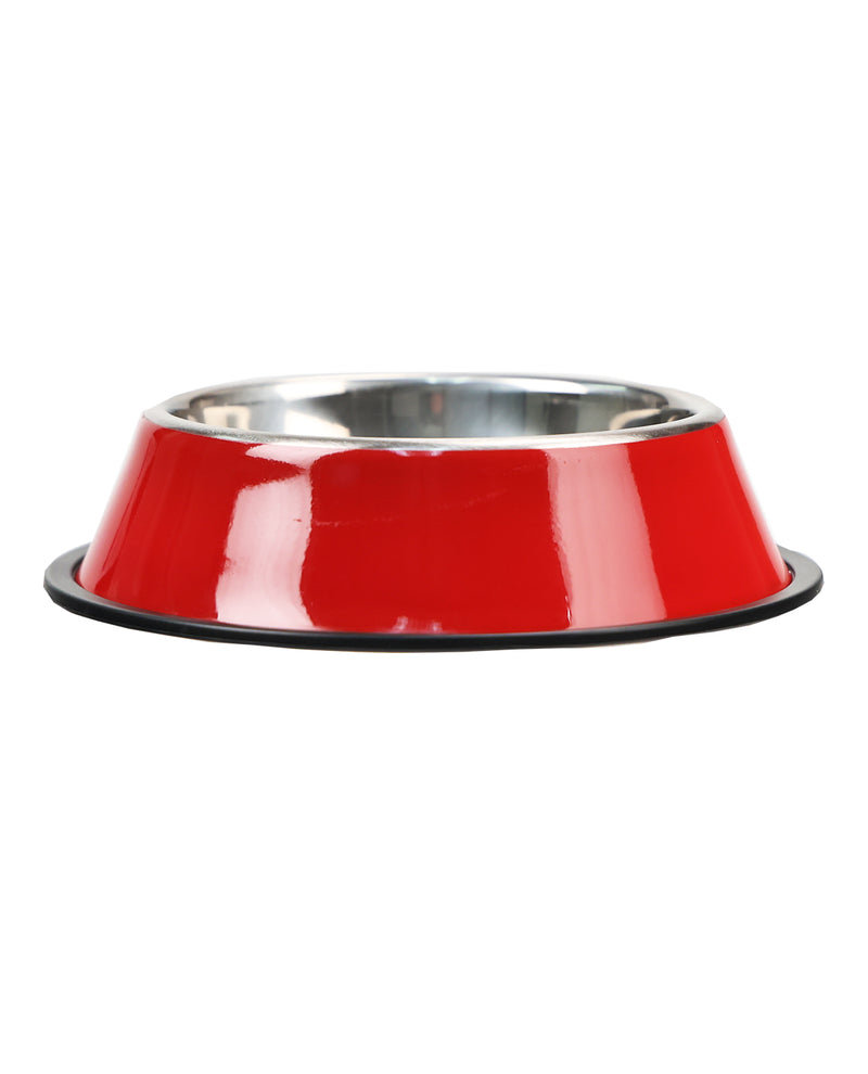 7" Assorted Stainless Steel Pet Bowl