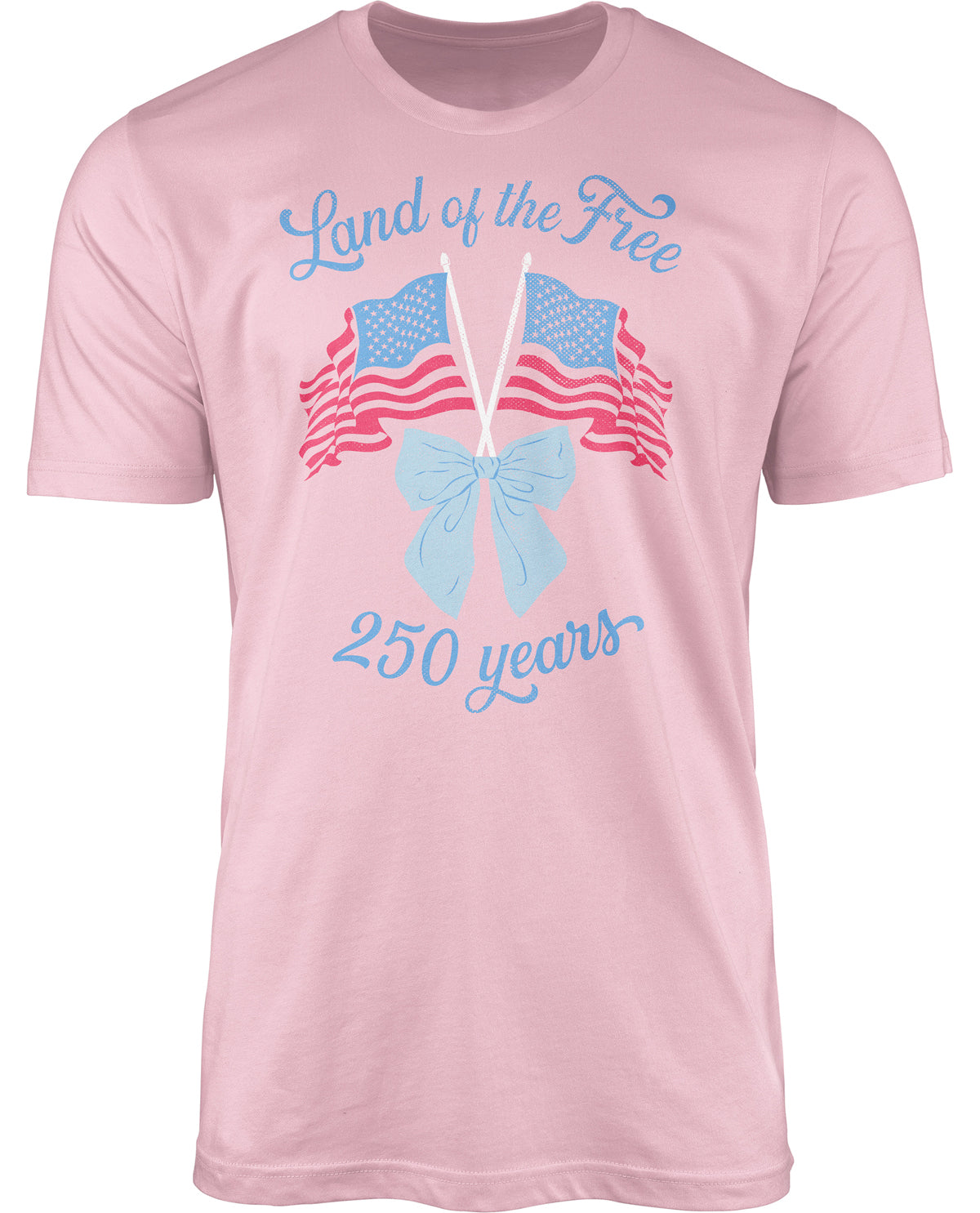 Missy Flags and Bows Short Sleeve Screen Tee