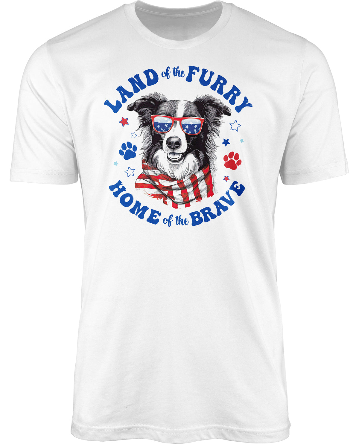 Land Of The Furry Short Sleeve Screen Tee White