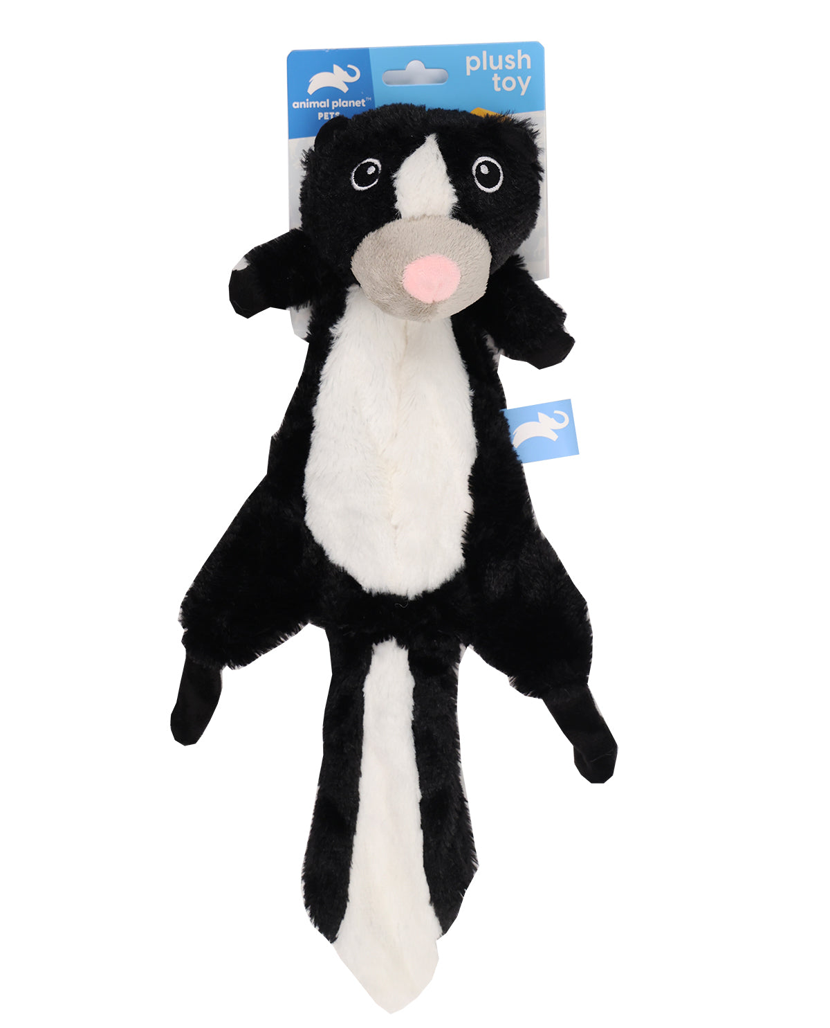 Crinkle Animal Flat Dog Toy