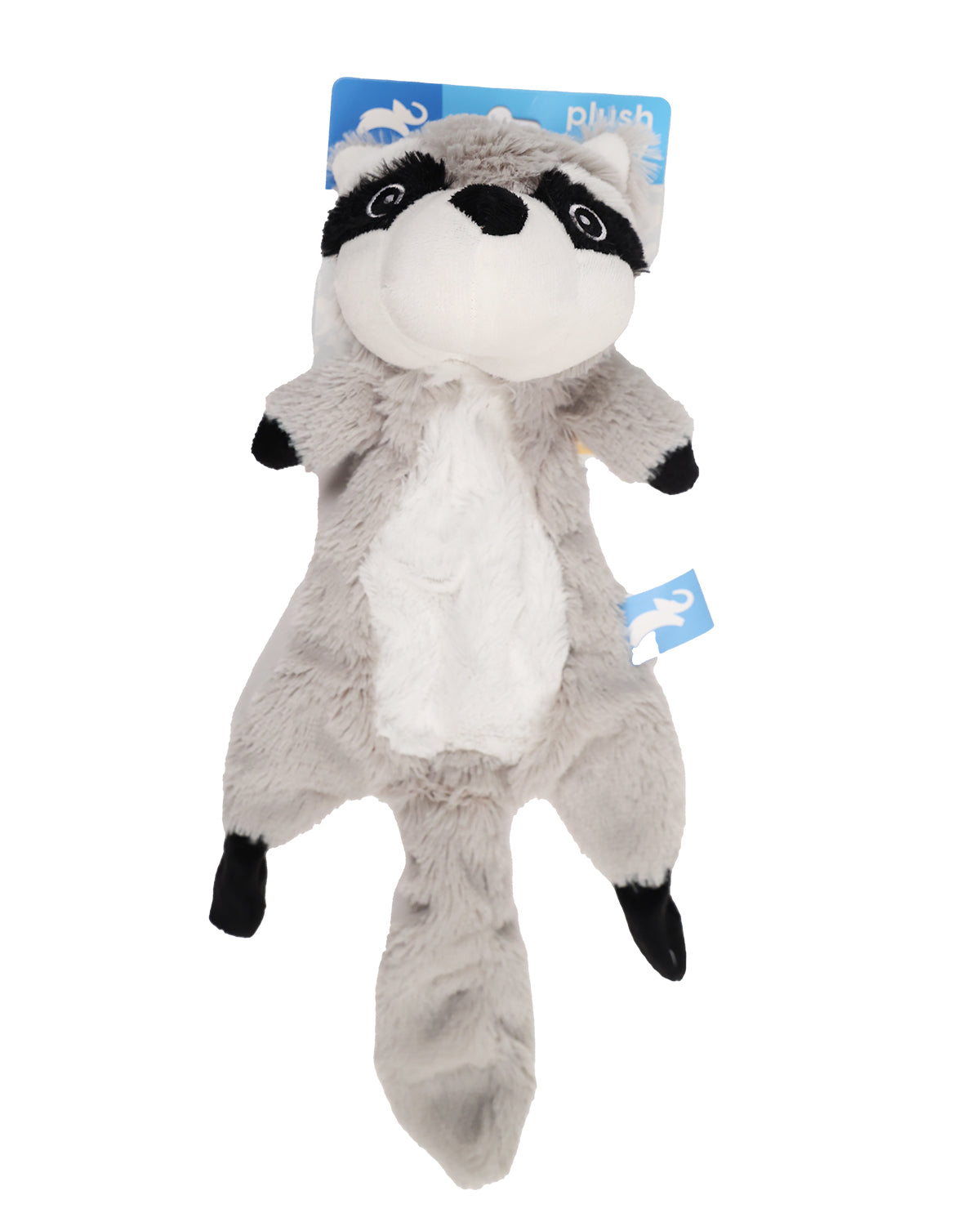 Crinkle Animal Flat Dog Toy