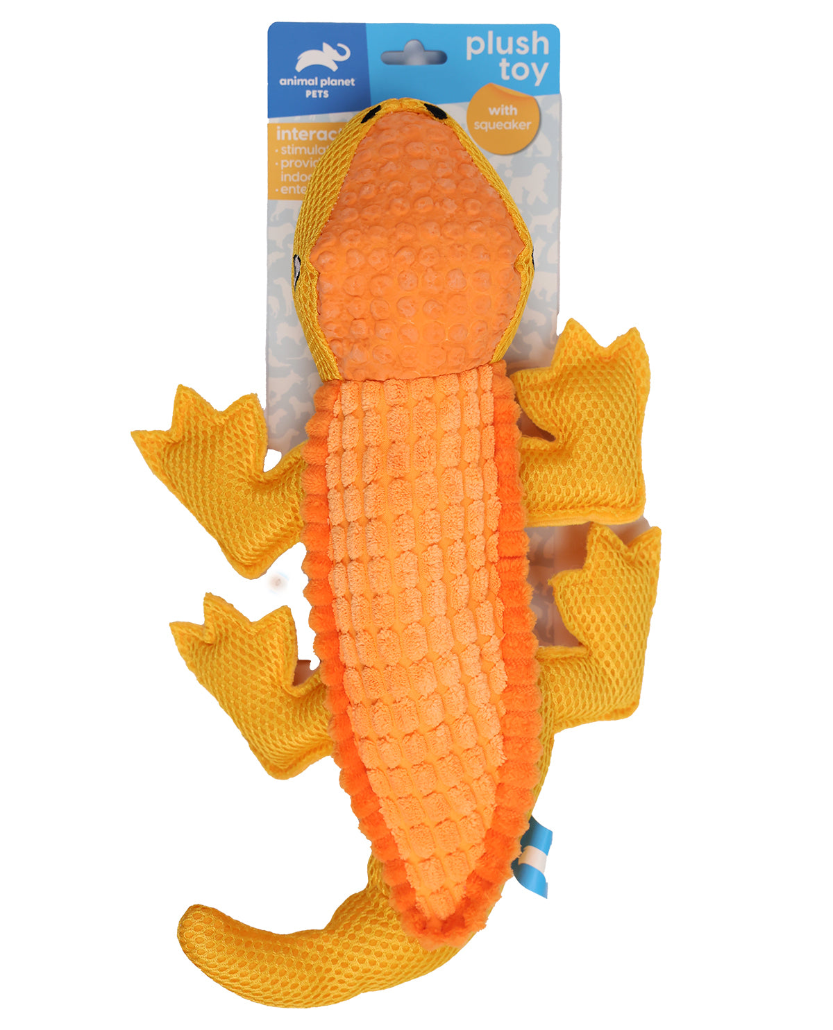 Plush Lizard Dog Toy