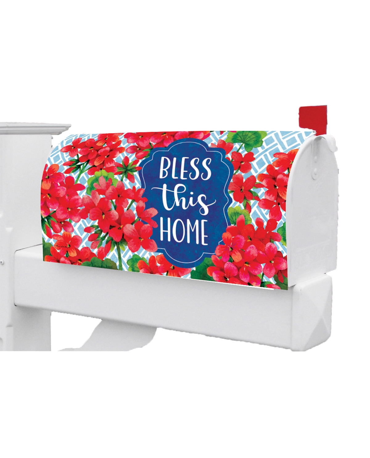 Blessed Geranium Mailbox Cover