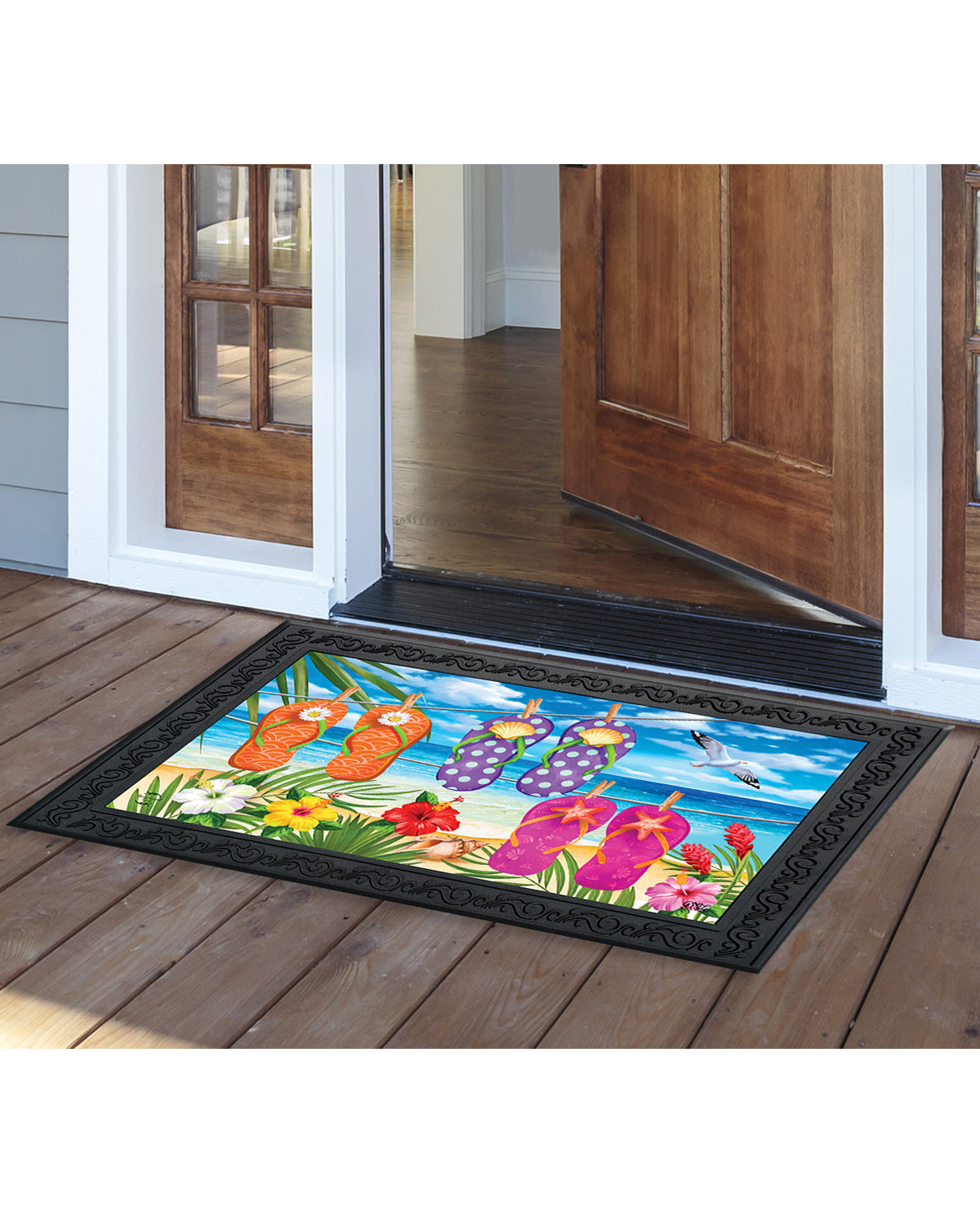 Hanging Flip Flop Doormat
