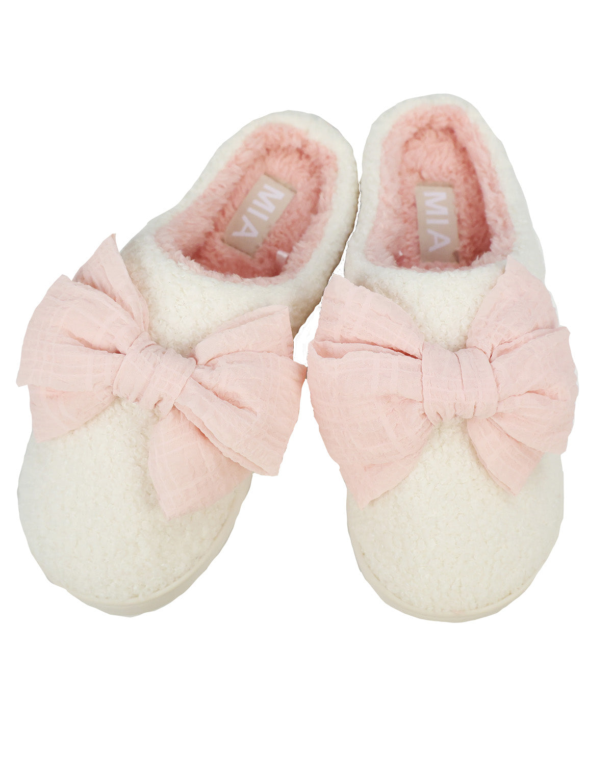 Mia 3D Pink Bow Slippers