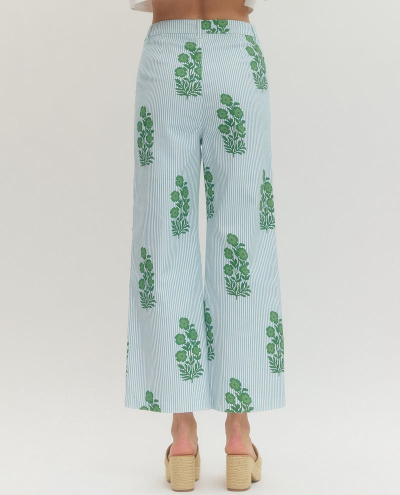 Entro Print Ankle Pant