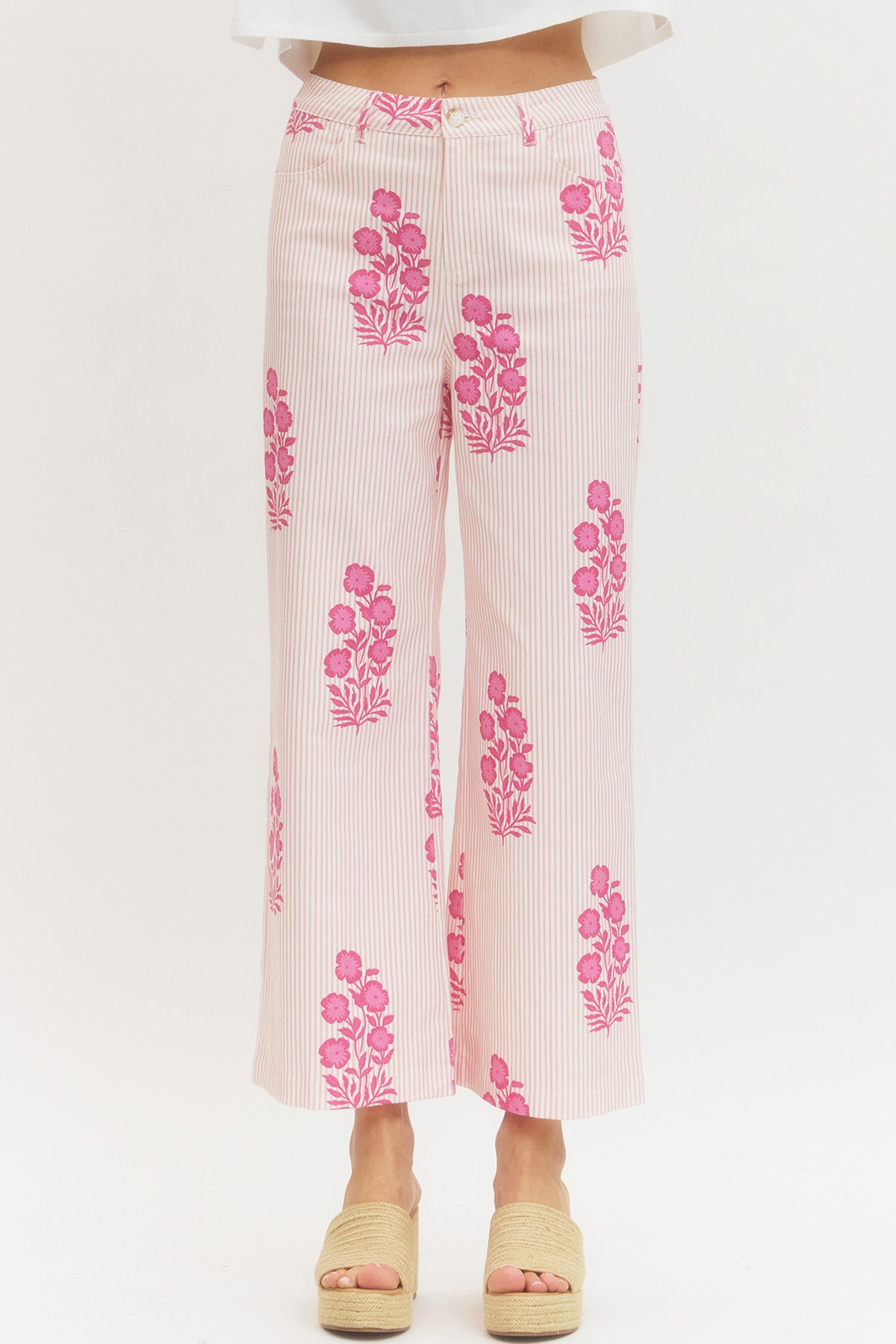 Entro Print Ankle Pant