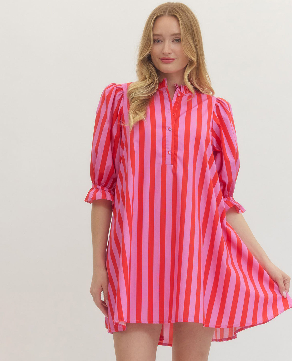 Entro Large Stripe Dress