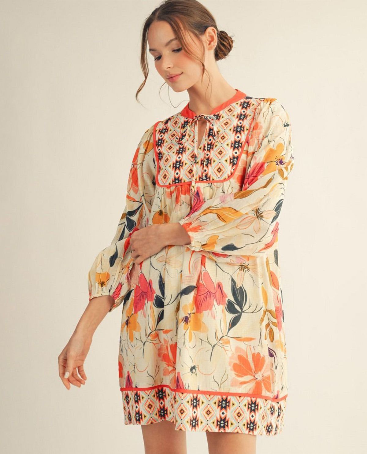 Jodifl Mix Print Dress