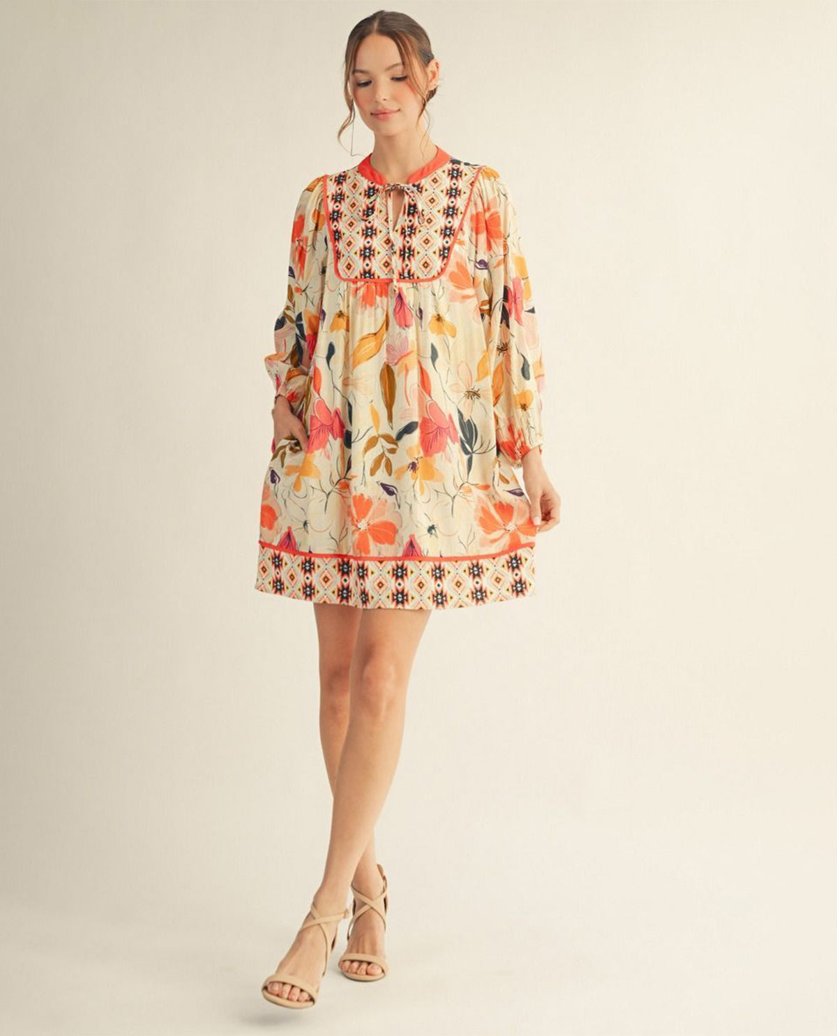 Jodifl Mix Print Dress