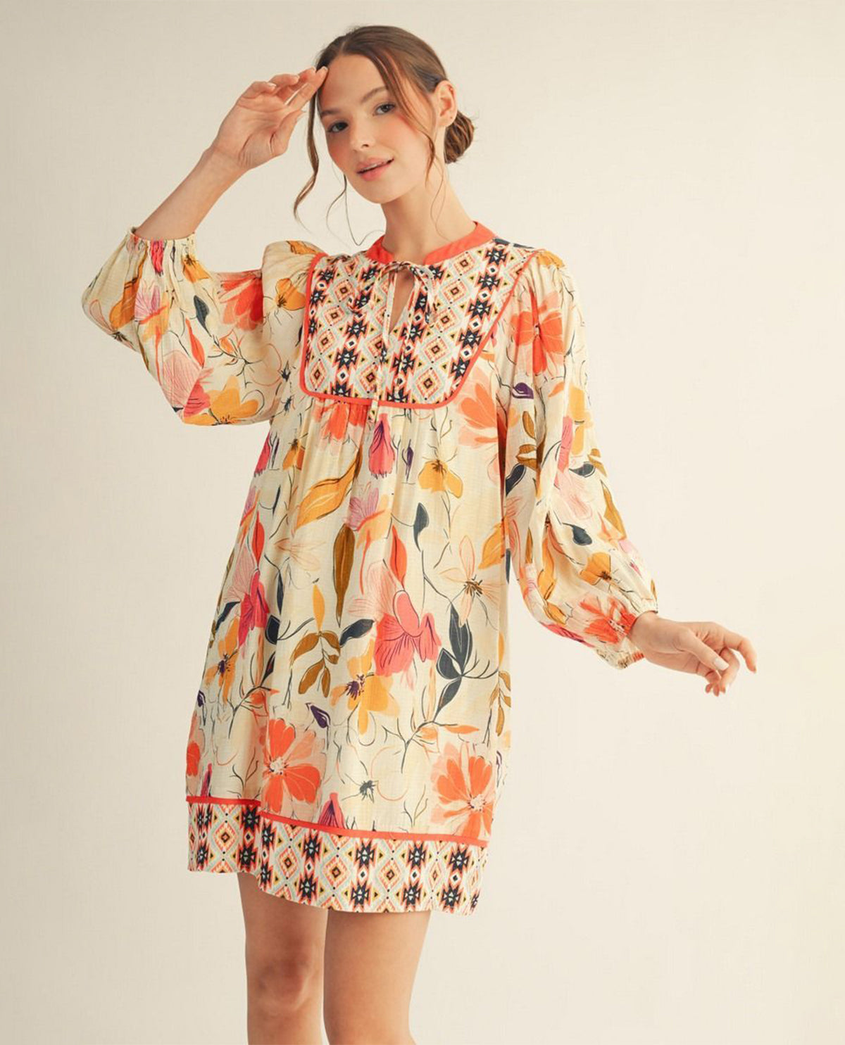 Jodifl Mix Print Dress