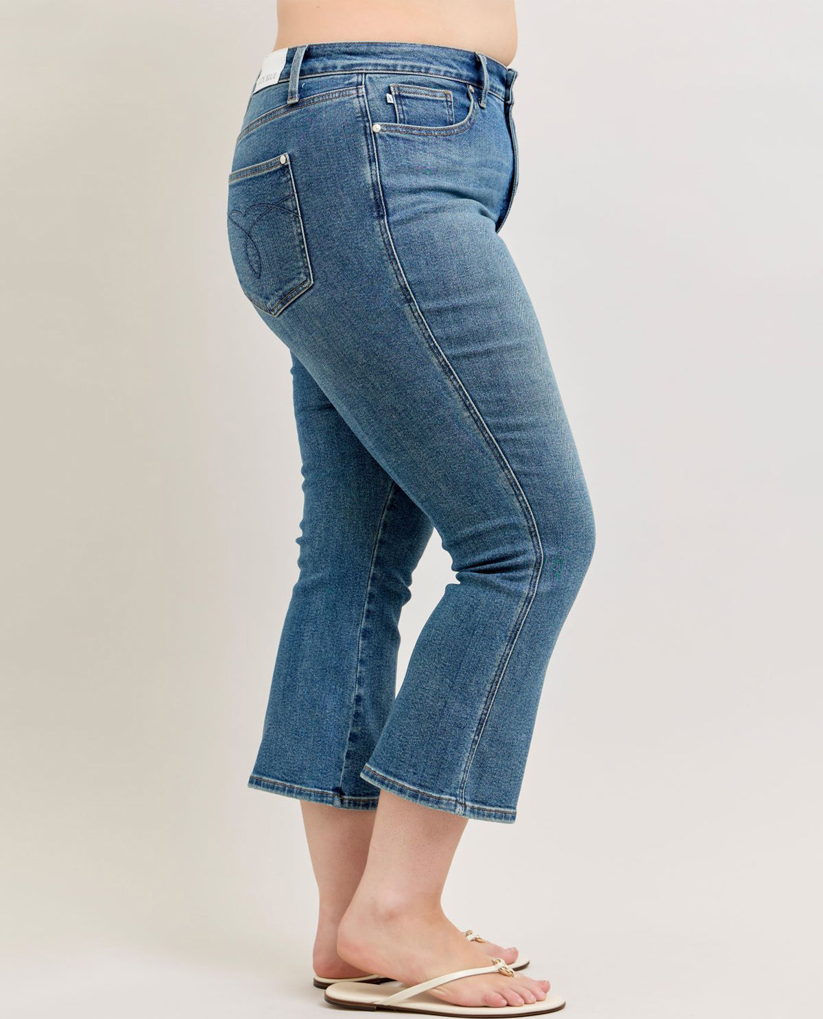 Judy Blue High Waist Tummy Control Kick Flare Jenas