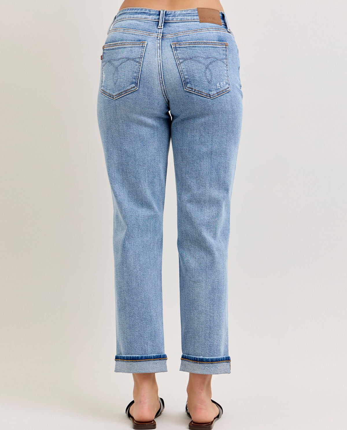 Judy Blue Mr Boyfriend Jeans With Rips In Knees