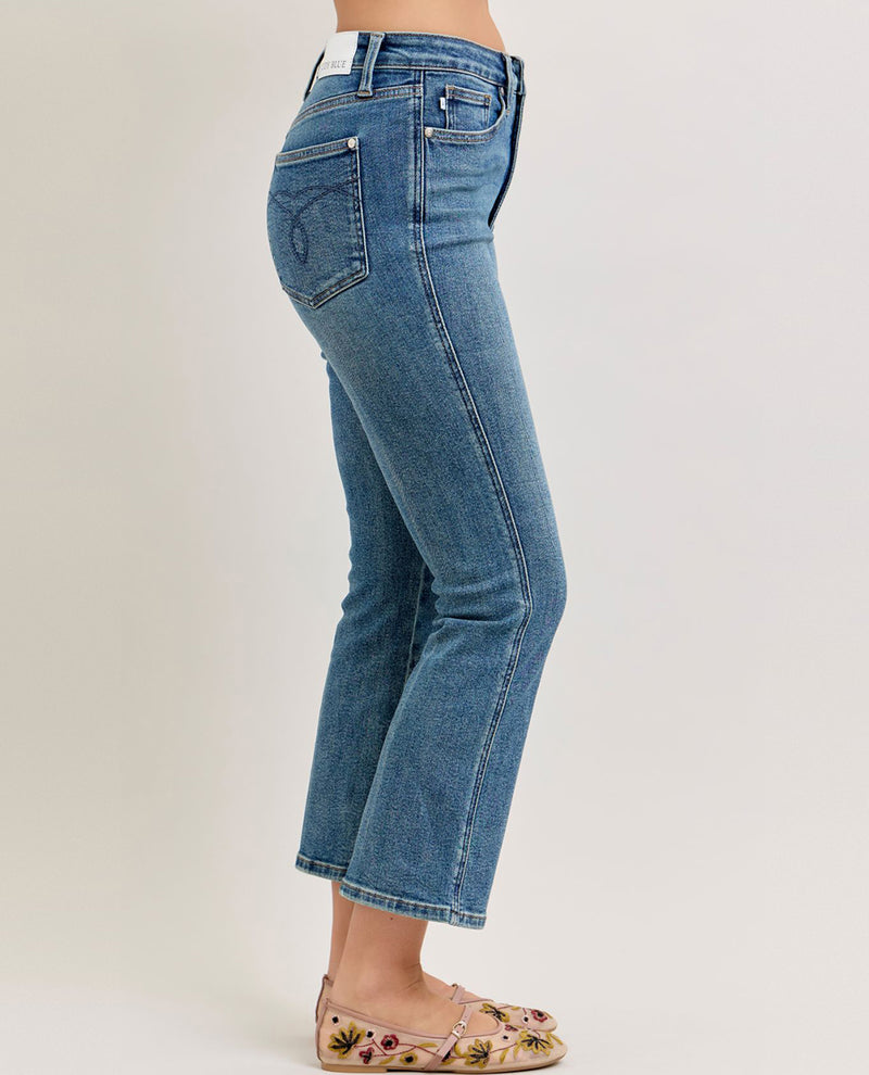 Judy Blue High Waist Tummy Control Kick Flare Jeans