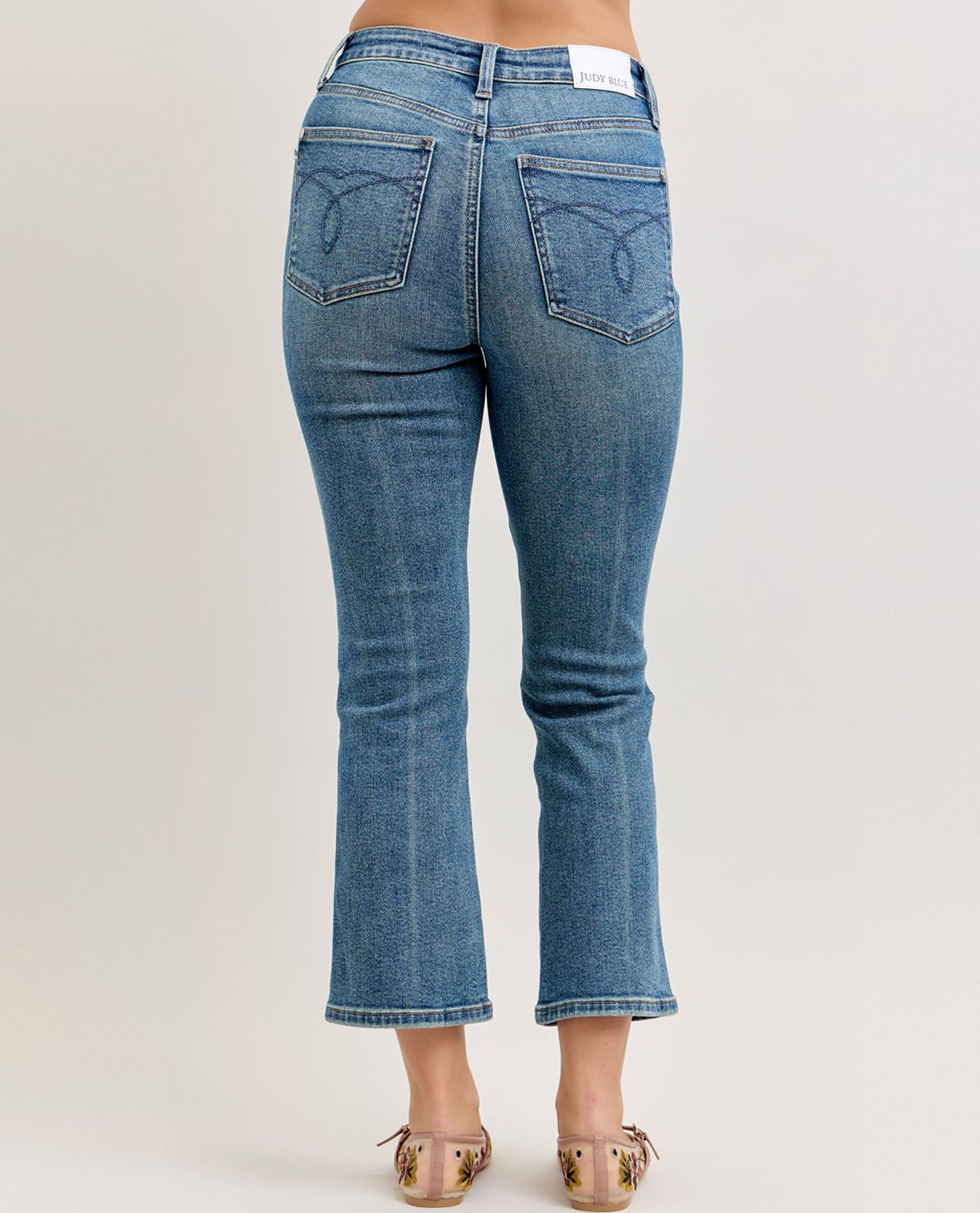 Judy Blue High Waist Tummy Control Kick Flare Jeans