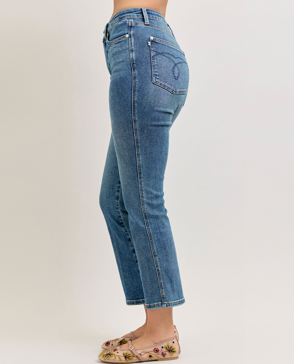 Judy Blue High Waist Tummy Control Kick Flare Jeans