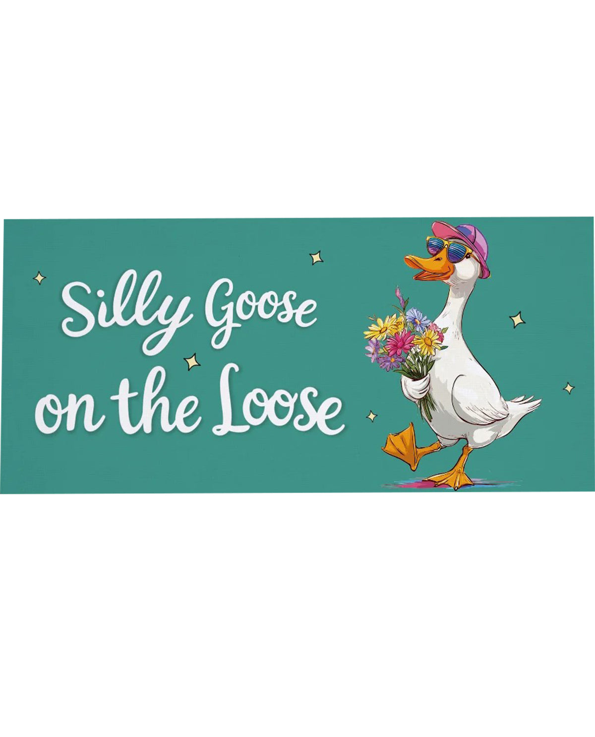 Silly Goose On Loose Sassafras Mat