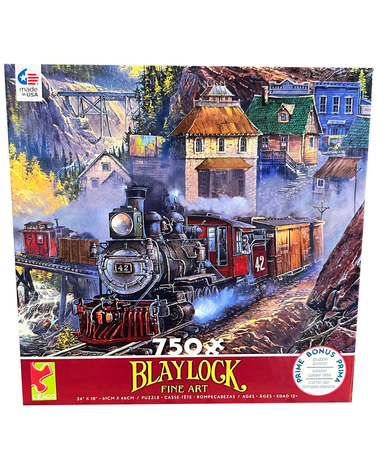 750 Piece Train Puzzle