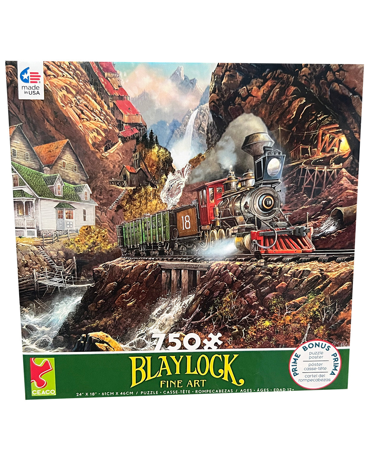 750 Piece Train Puzzle