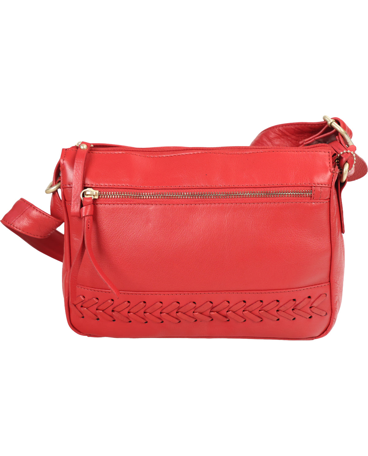 Great American Leatherworks Granada Leather Top Zip Handbag