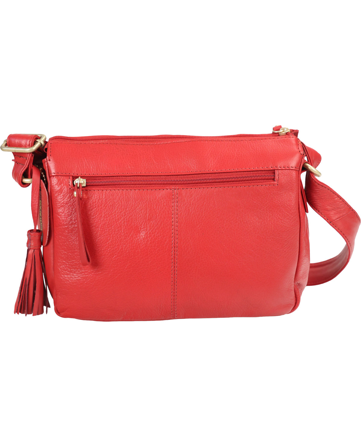Great American Leatherworks Granada Leather Top Zip Handbag
