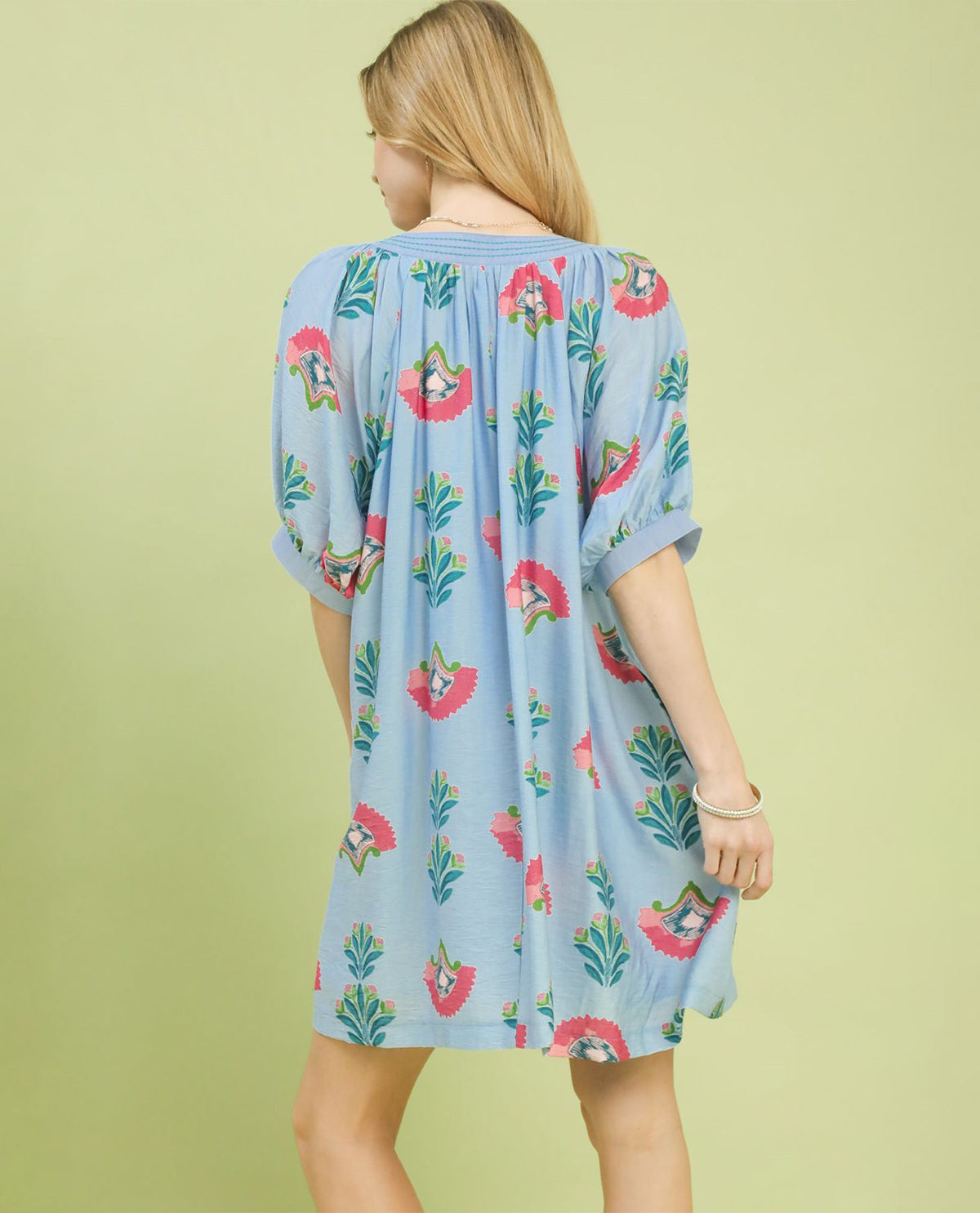 Umgee abstract print mini dress