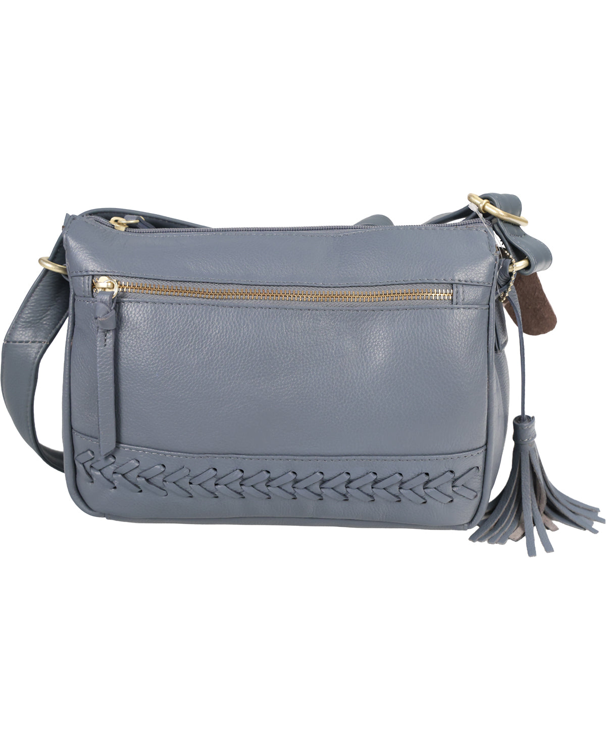 Great American Leatherworks Granada Leather Top Zip Handbag