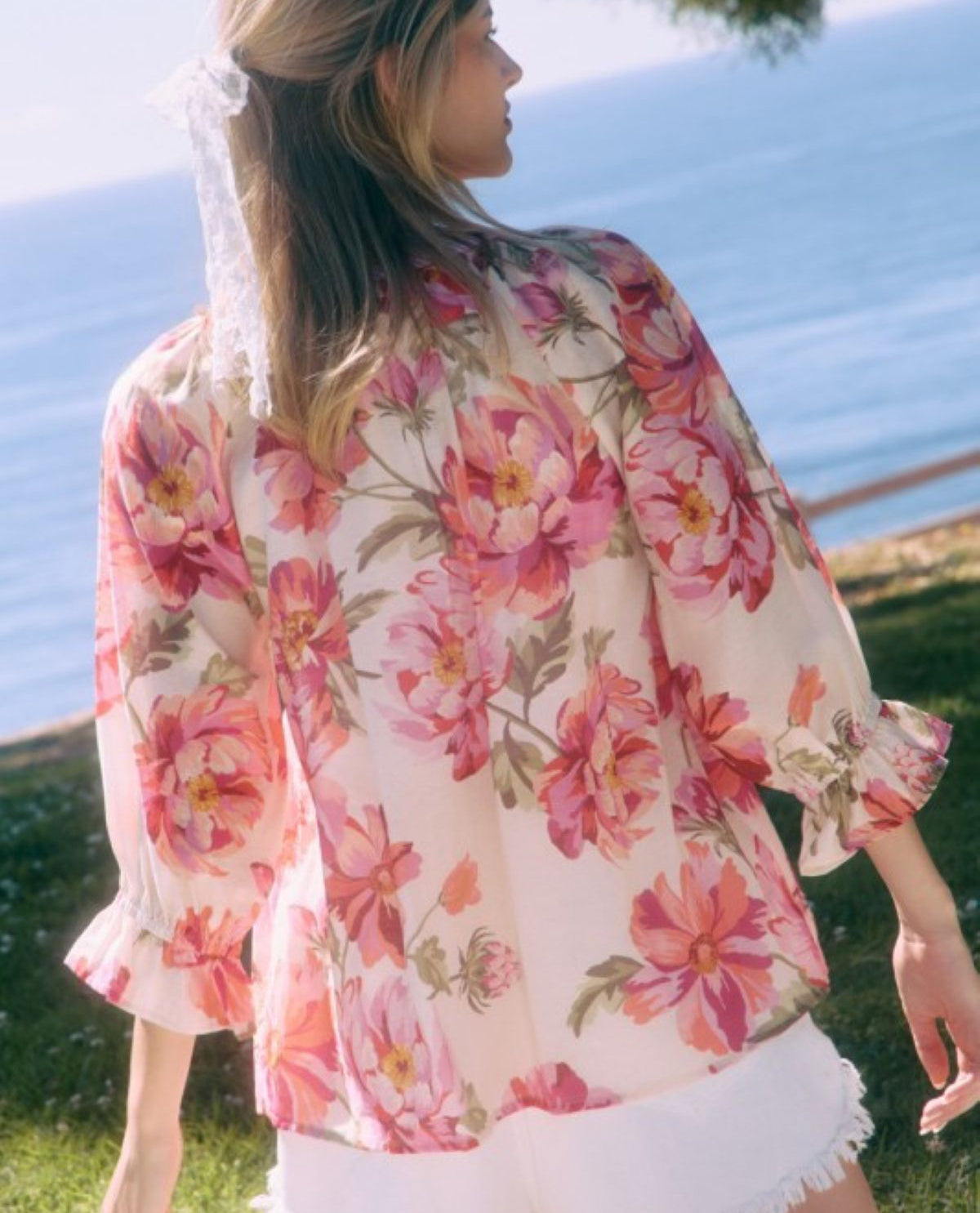 Oddi Floral Print Top Multi