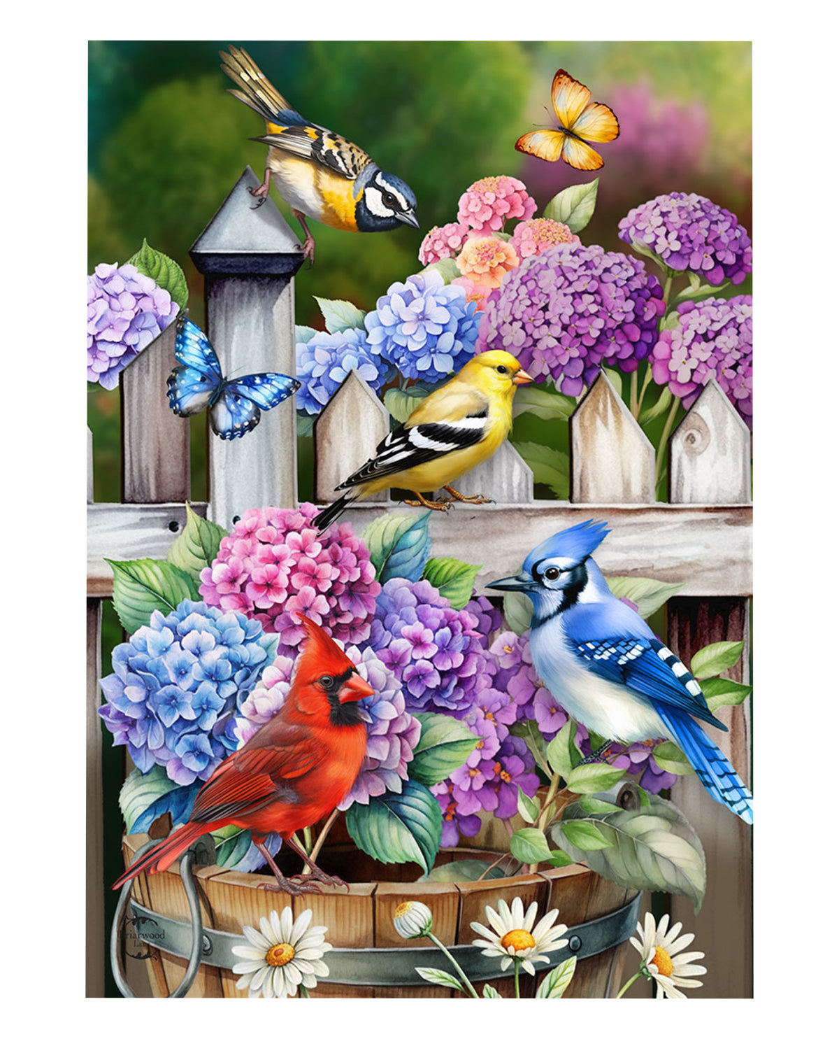 Bird Watching Garden Flag