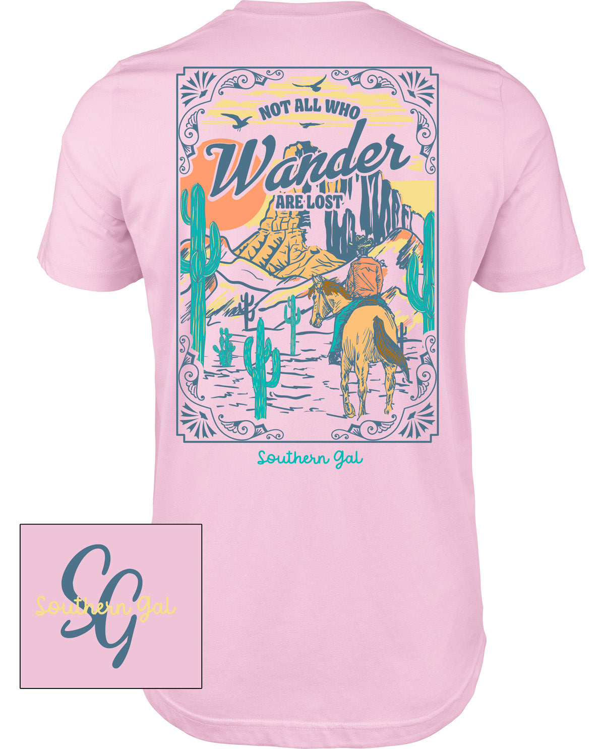 Southern Gal Missy Lost Short Sleeve Screen Tee