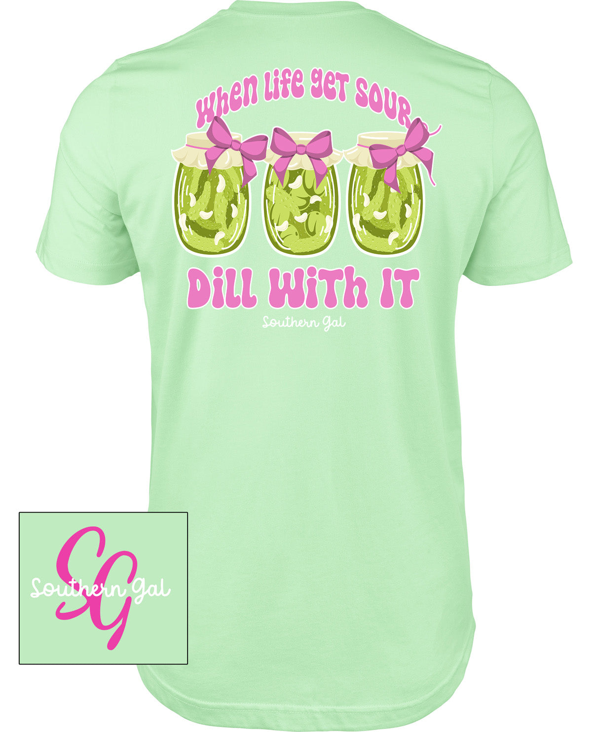 Southern Gal Missy Sour Day Short Sleeve Screen Tee
