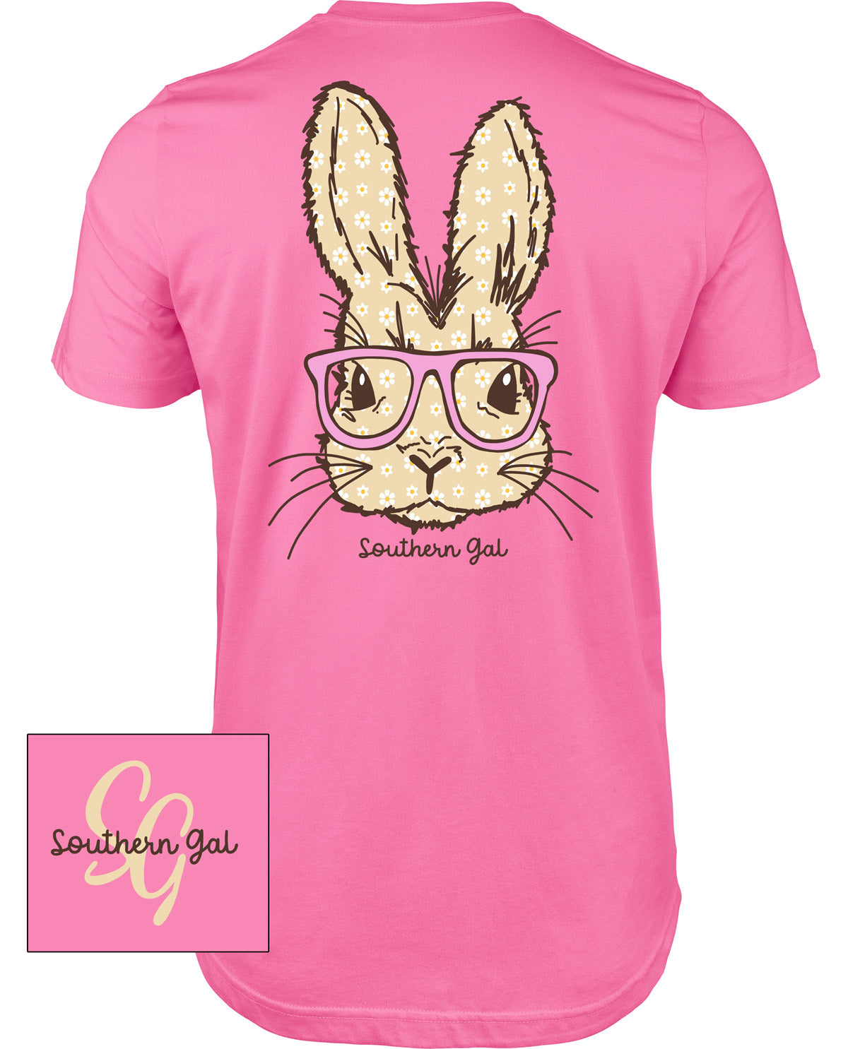 Southern Gal Missy Bunny Short Sleeve Screen Tee