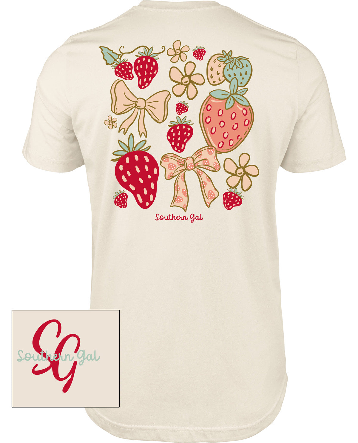 Southern Gal Missy Patch Short Sleeve Screen Tee