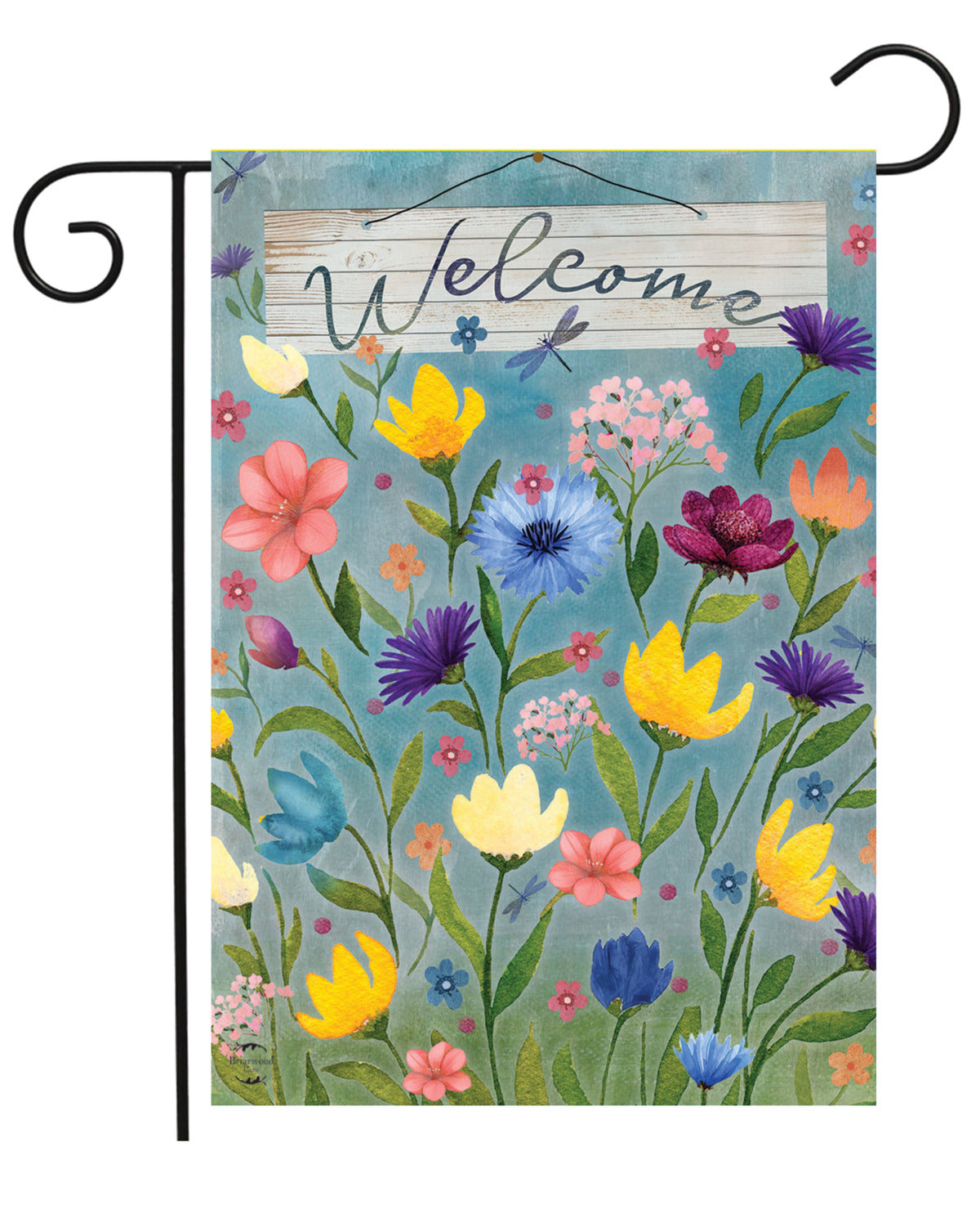 Wildflower Field Garden Flag