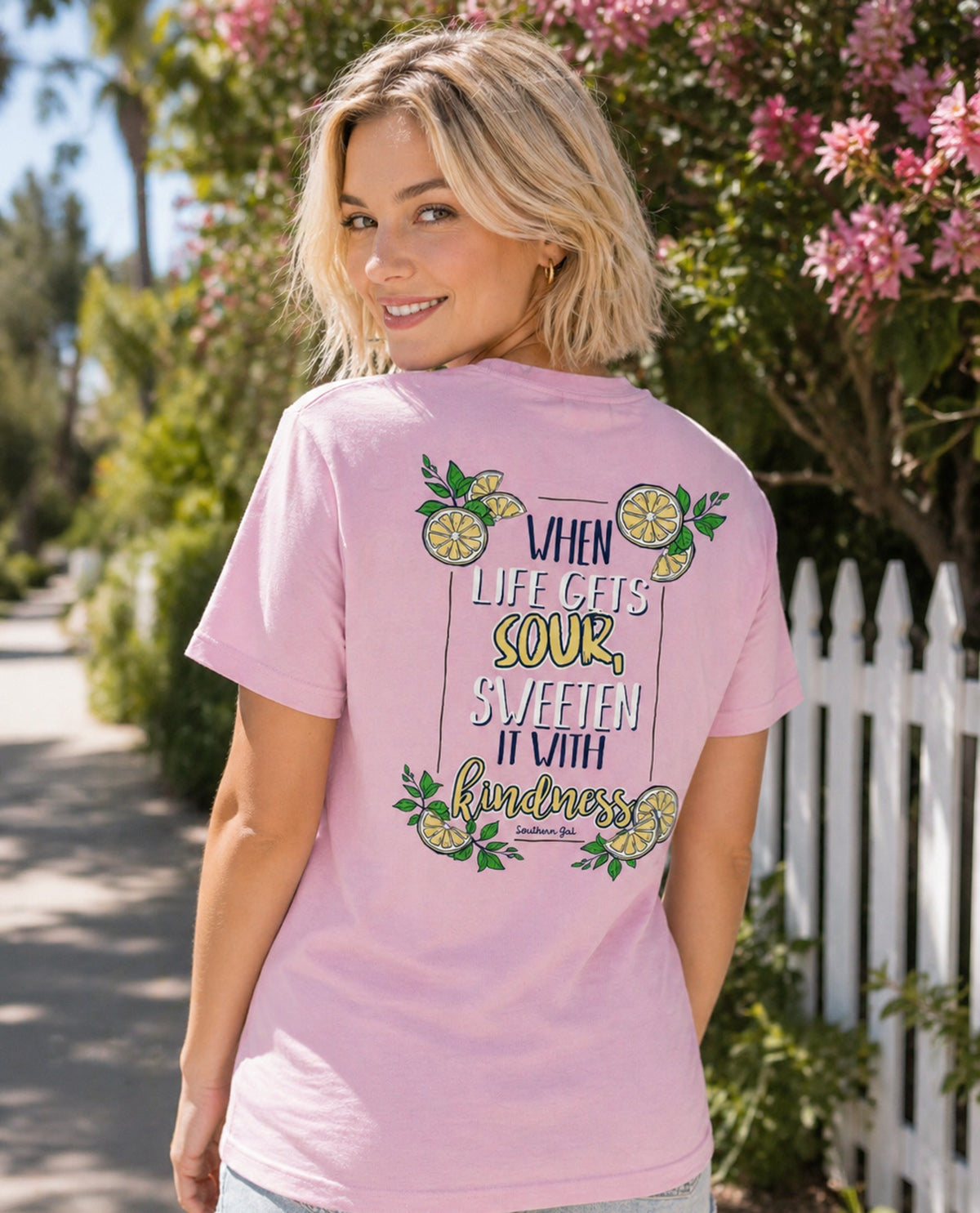 Southern Gal Sweet Sour Short Sleeve Screen Tee