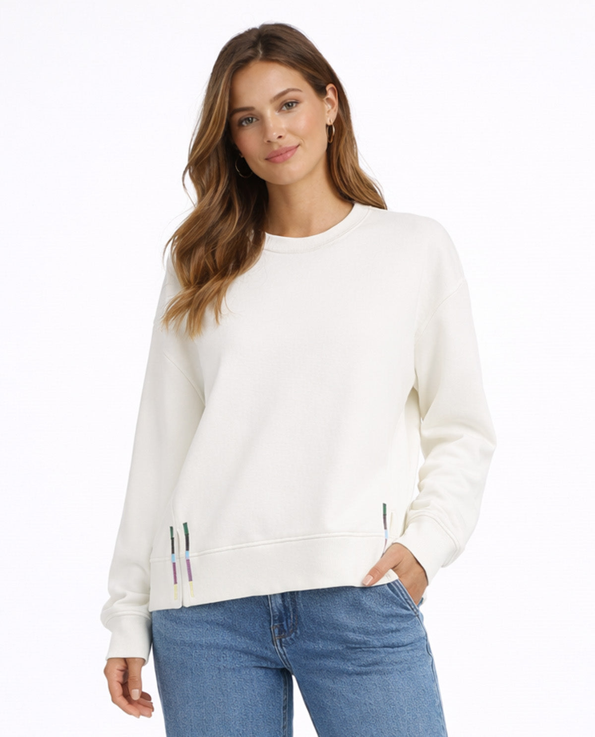 Match Fit Drop Shoulder Pullover Top