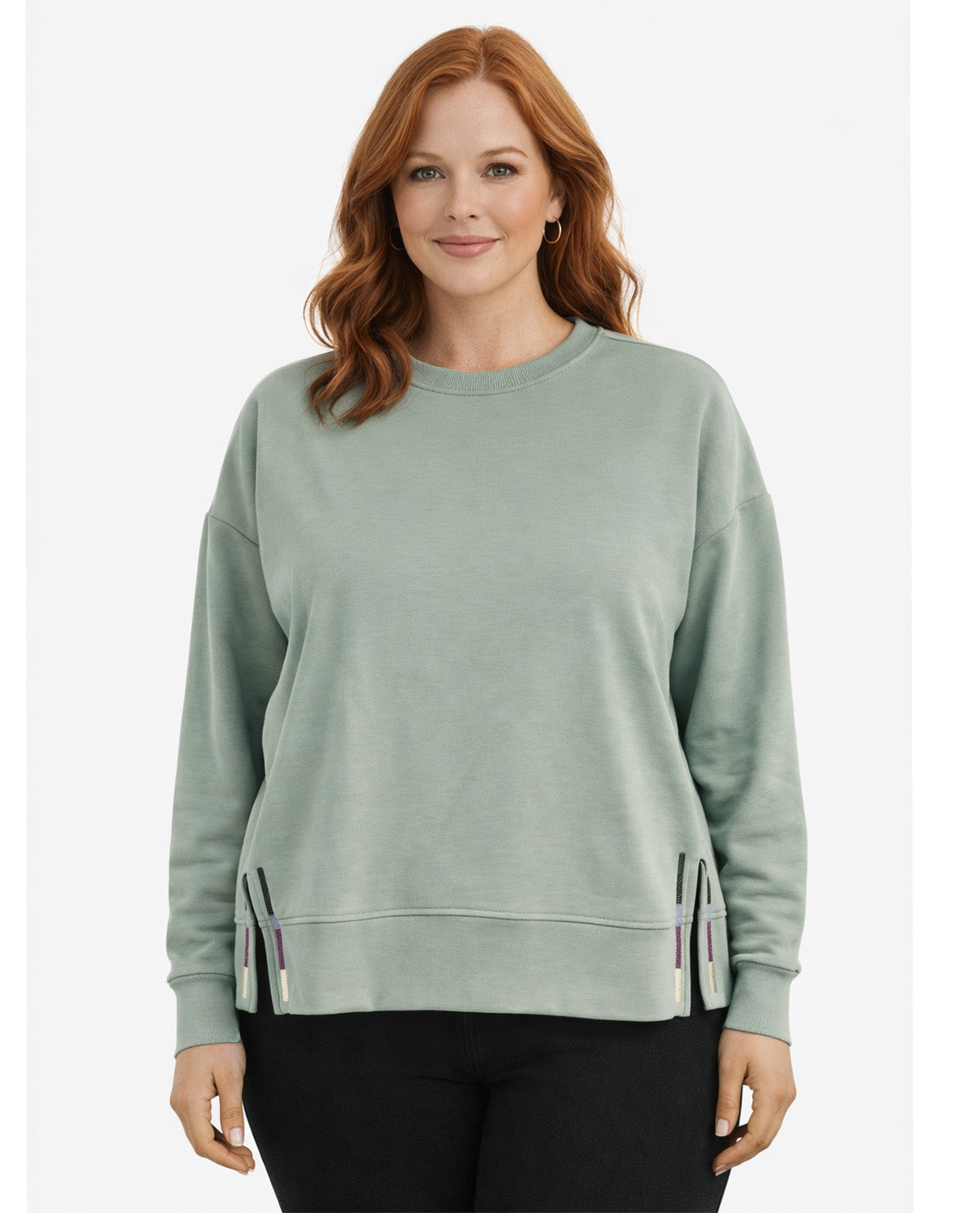 Match Fit Drop Shoulder Pullover Top