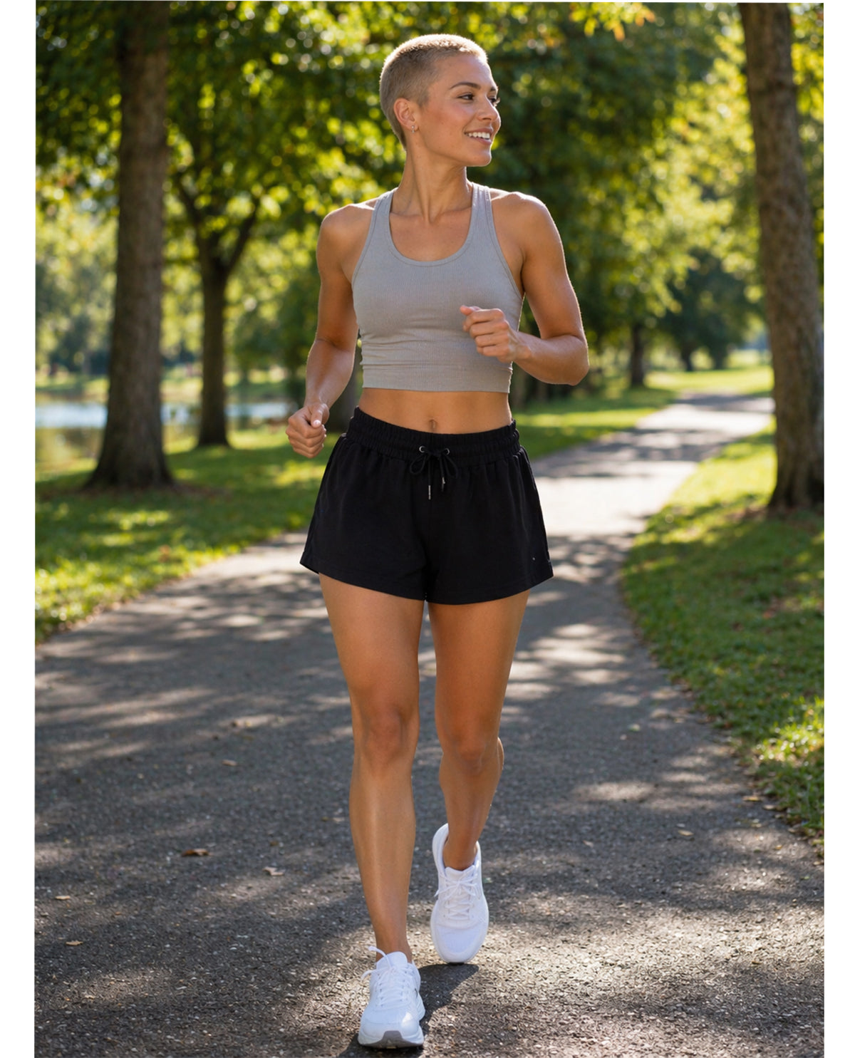 Match Fit Pintuck Short