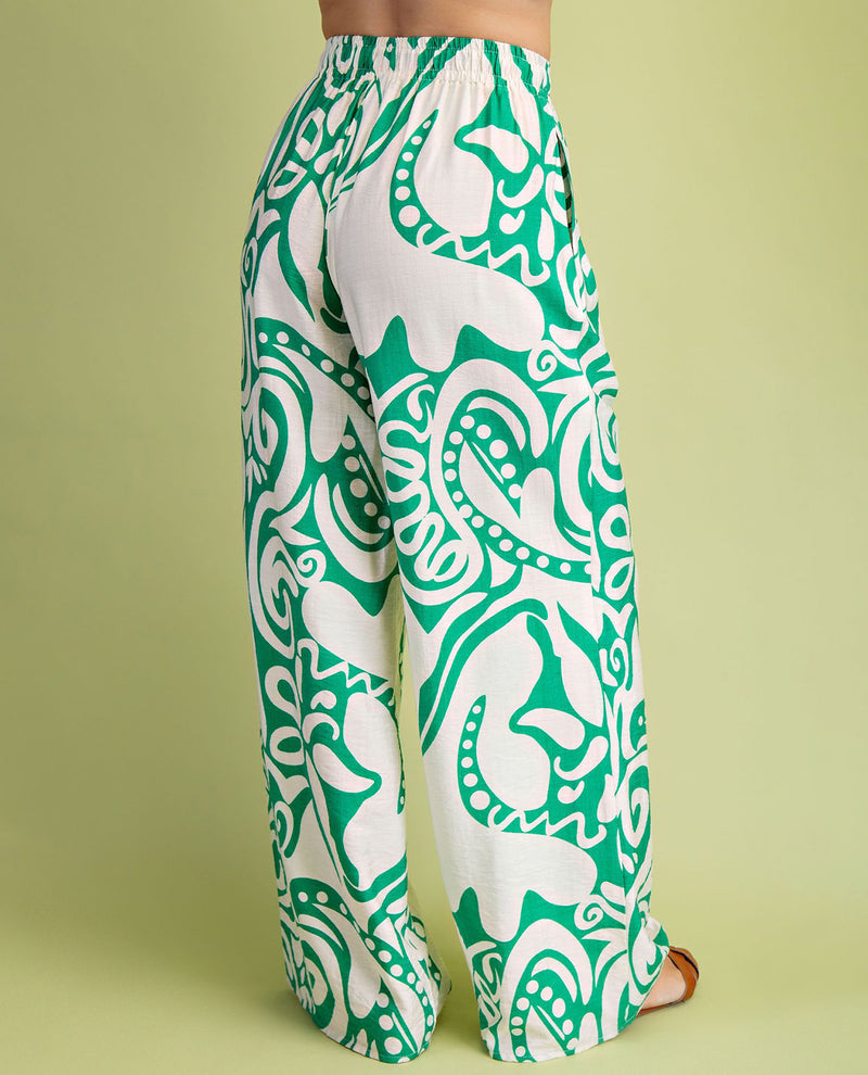 Gigio Relaxed Fit Soft Pant Green