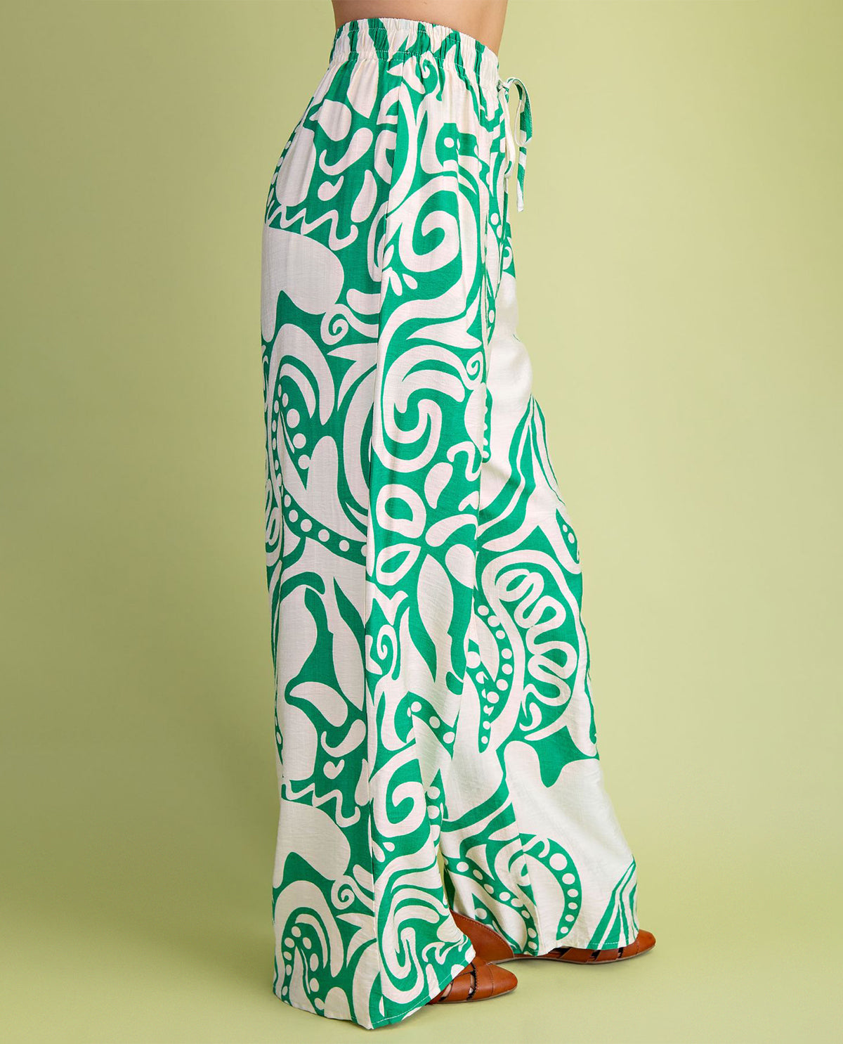 Gigio Relaxed Fit Soft Pant Green