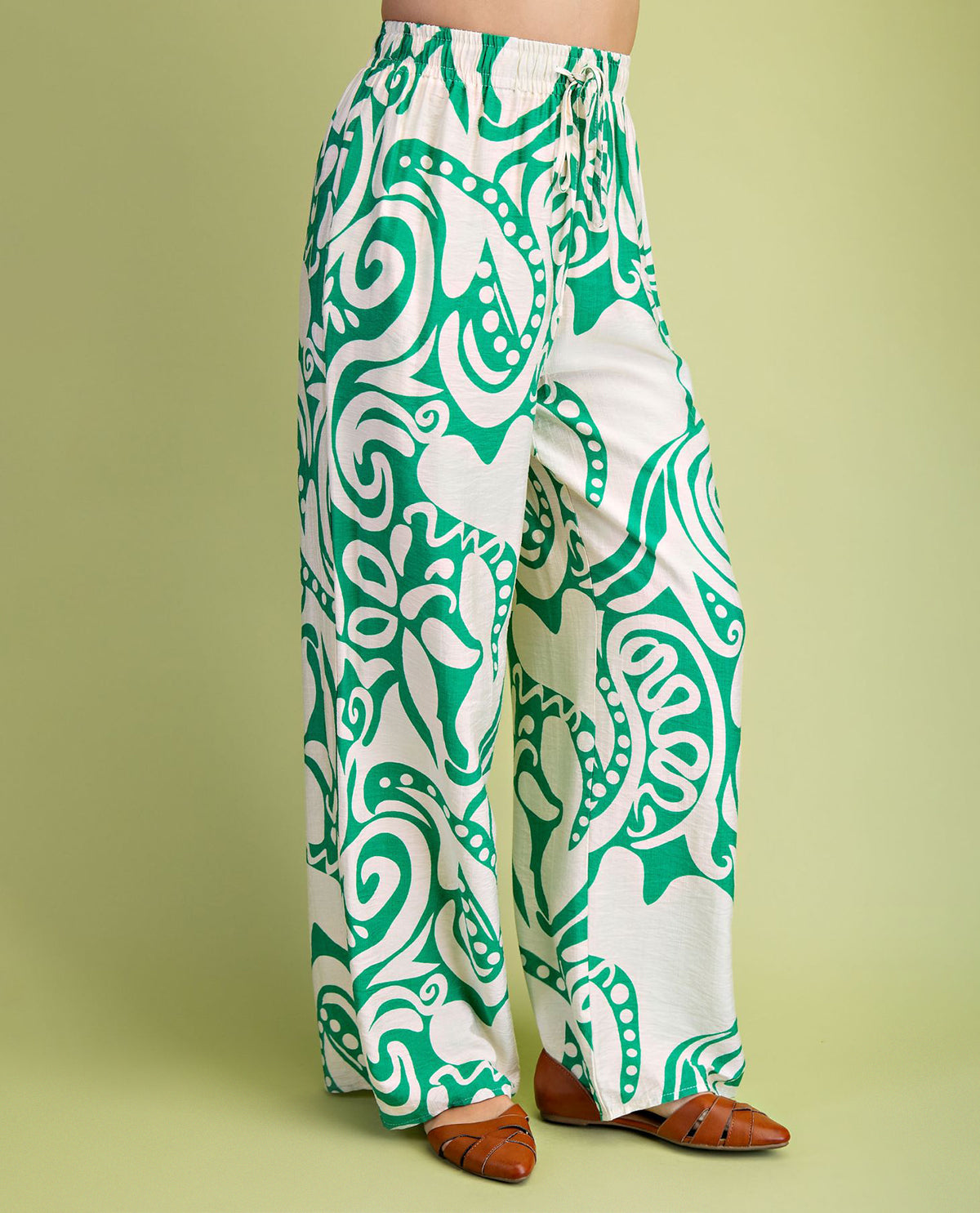 Gigio Relaxed Fit Soft Pant Green