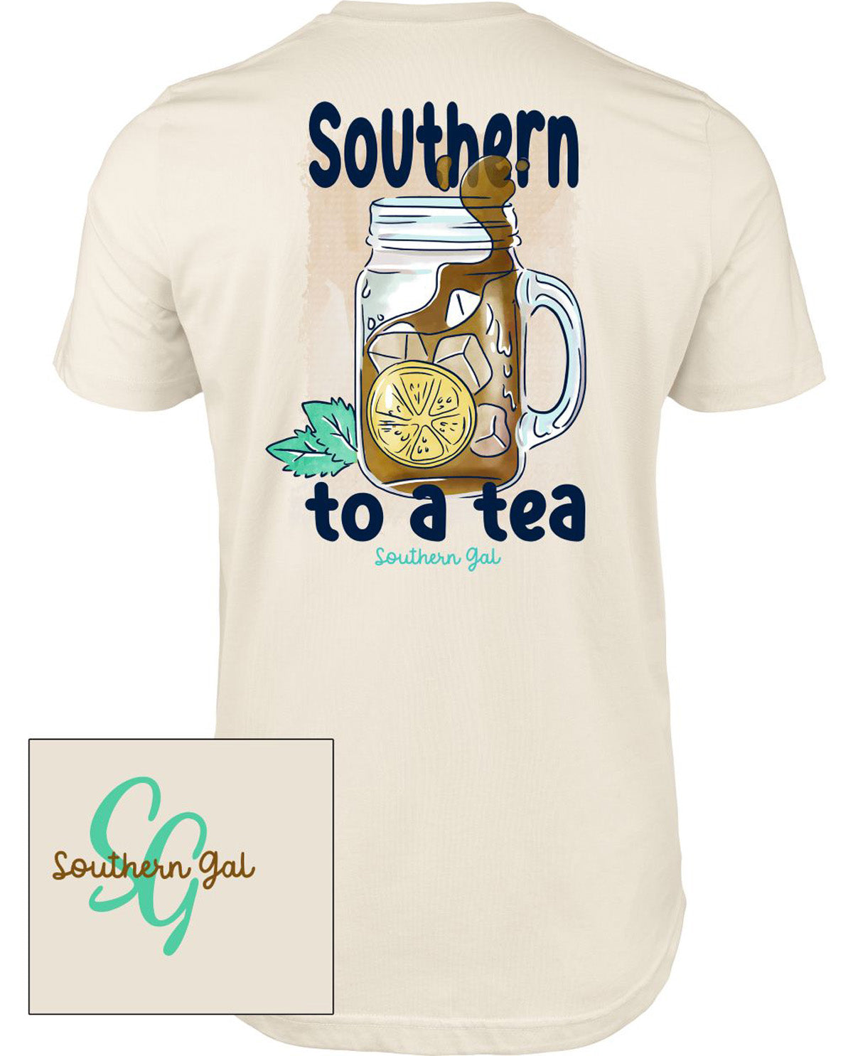 Southern Gal Sweet Tea Short Sleeve Screen Tee